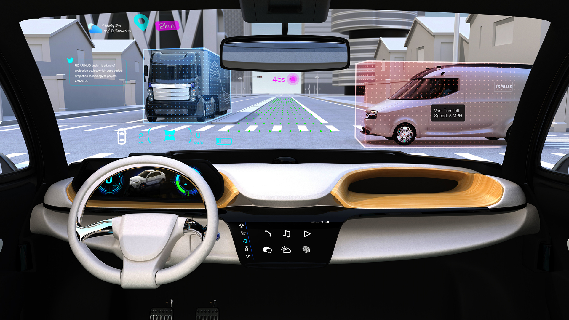 大眾電腦FIC AR HUD將成為未來車輛必備設備