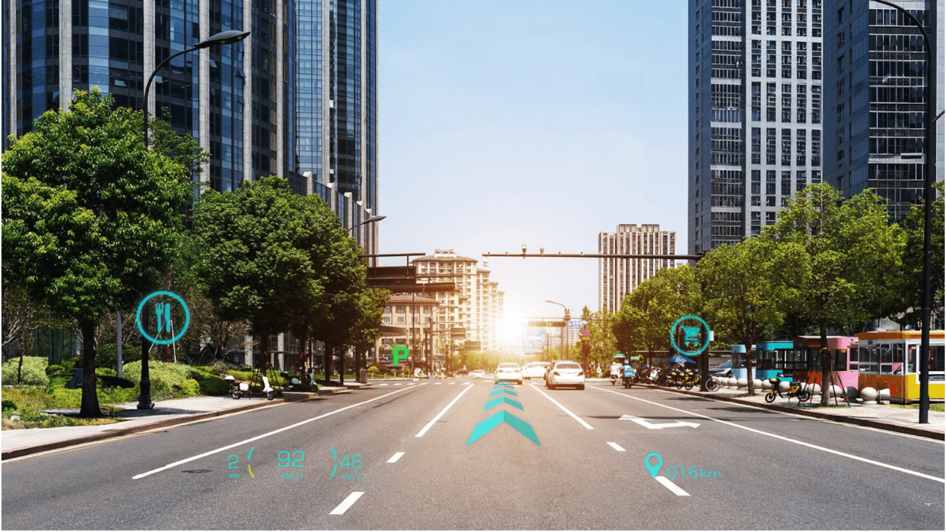 augmented-reality-navigation-in-cars-sample-display